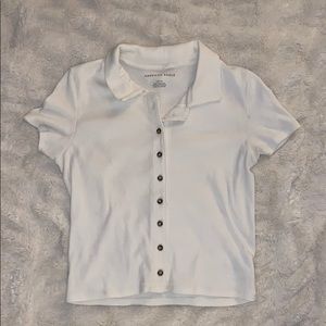 NWOT! American Eagle button down tight fit shirt!